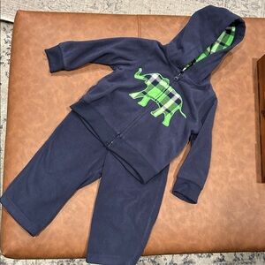 Carters Fleece Hoodie and Pants Set
